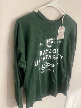 Baylor University® Hunter Green Long Sleeve Shirt (WOMEN'S SMALL)